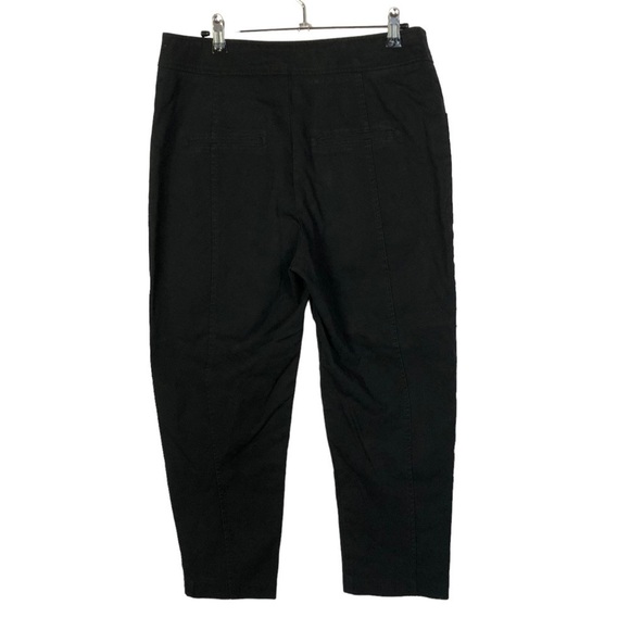 Zara Black High Rise Utility Straight Leg Pants M - Picture 2 of 3